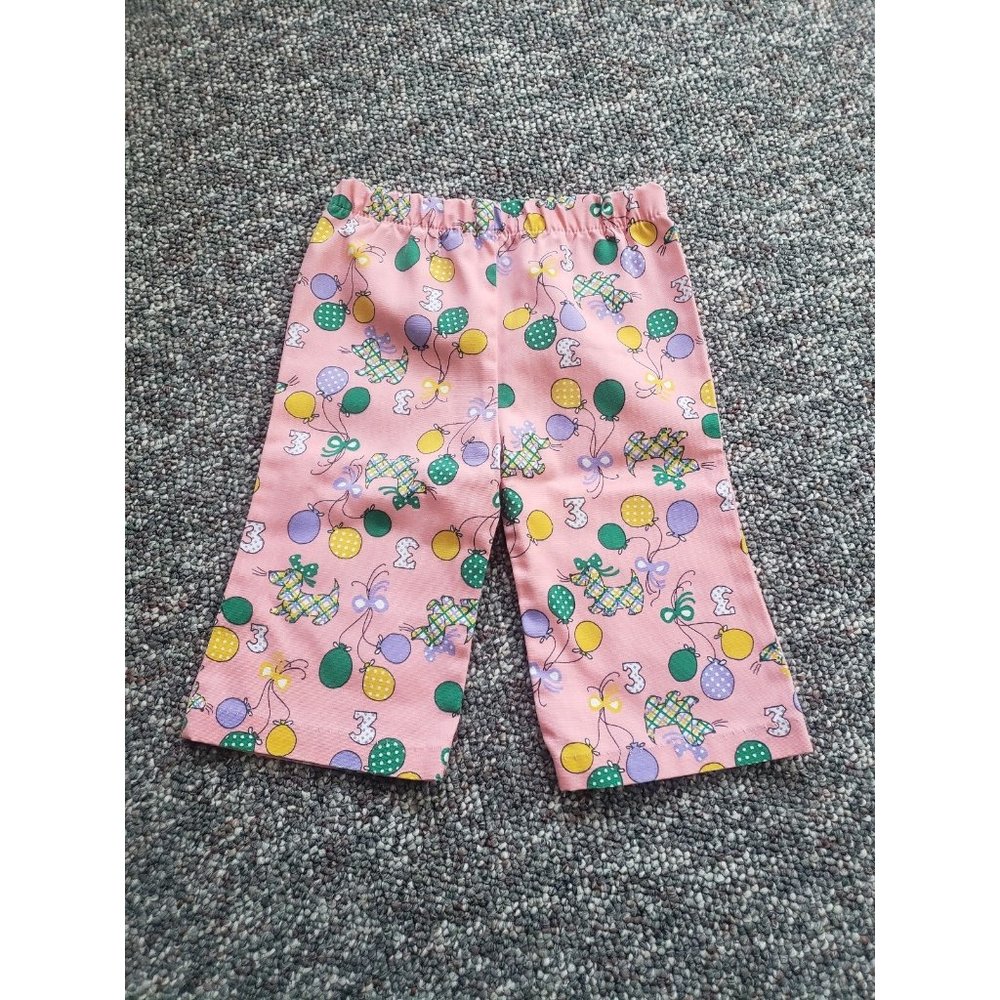 80s/90s 3rd Birthday Pink Pants